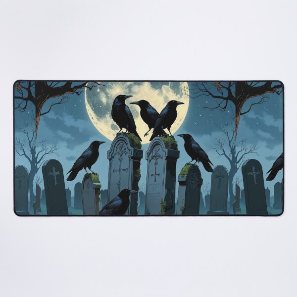 Item preview, Crow Choir – Cottagecore Graveyard Halloween designed and sold by Deezyned.