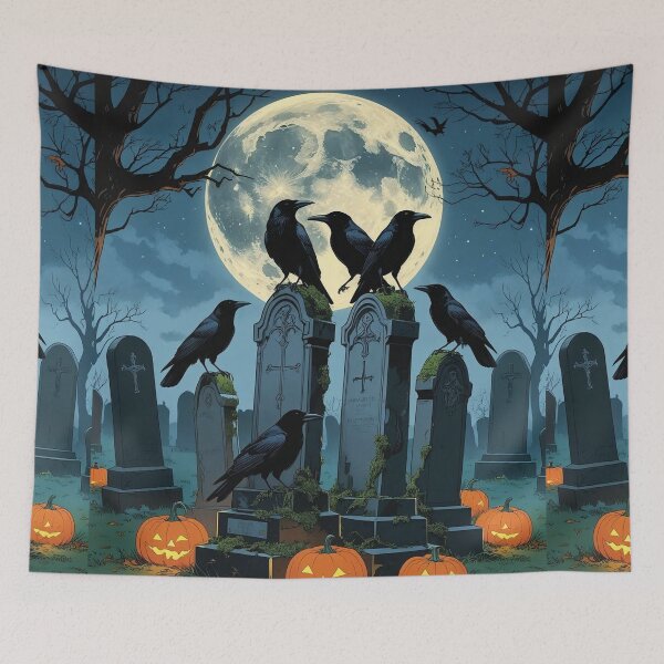 Item preview, Crow Choir – Cottagecore Graveyard Halloween designed and sold by Deezyned.