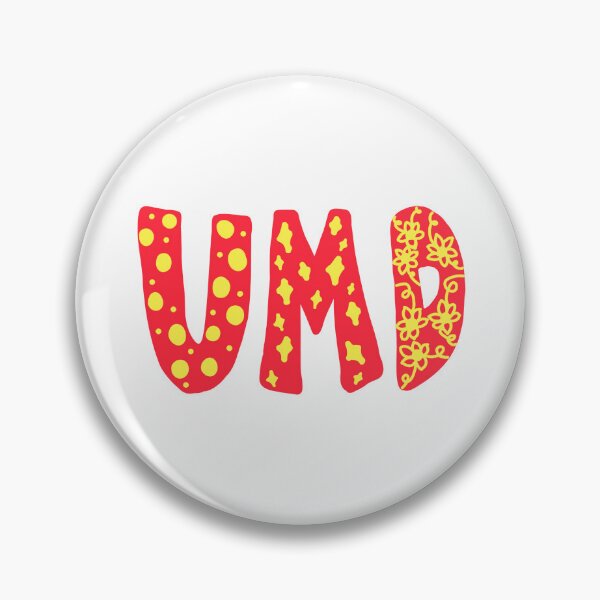 Item preview, UMD doodle design designed and sold by goodvibstickers.