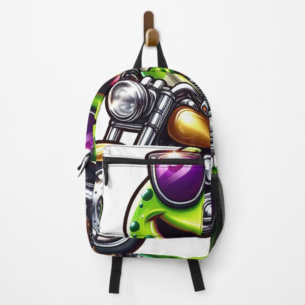Item preview, Funny Toad Biker #04 – Interesting Motorcycle Art designed and sold by MyAceCrafts.