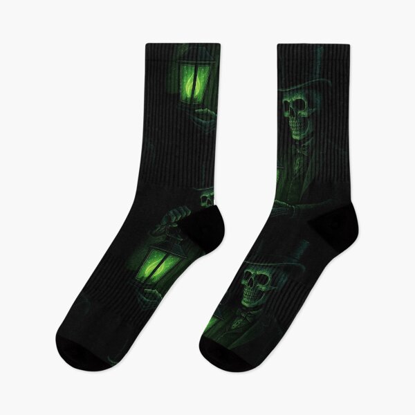 Item preview, Victorian Skeleton with Lantern – Gothic Green Horror Glow designed and sold by BloomOfDesign.