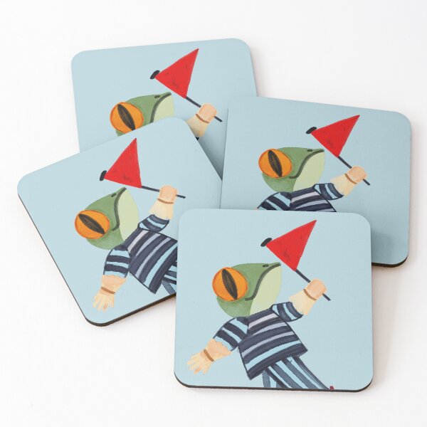 Item preview, Red Flag Frog  designed and sold by Jemma Jamie Skidmore.