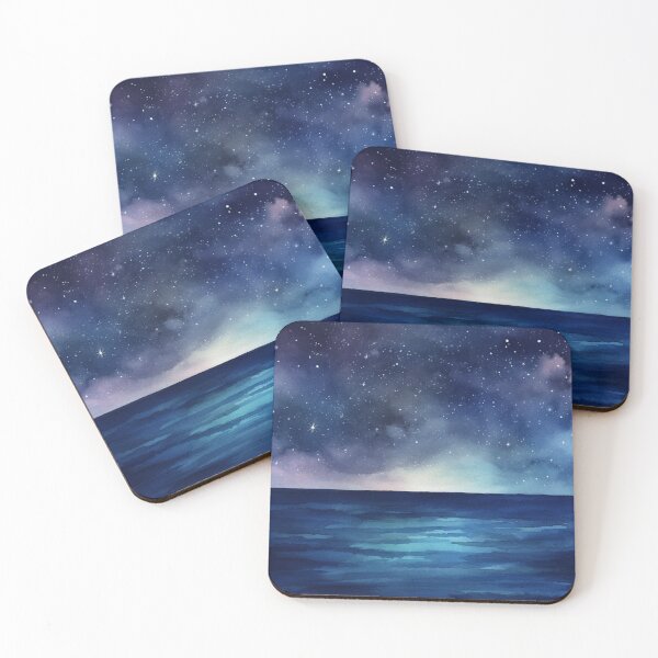 Item preview, Looking North onto the Horizon watercolour landscape designed and sold by Thalassa-Prints.