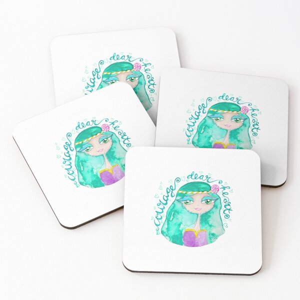 Item preview, Whymsical Dream Girl "Courage Dear Heart" designed and sold by Revlie1.