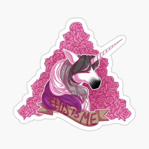 Pride Unicorn Ace Sticker