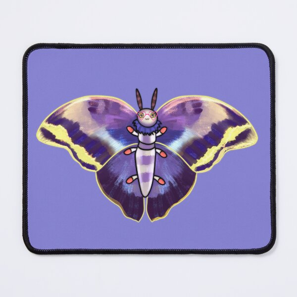 Item preview, Cute Moth with Heart Glasses – Whimsical Magical Insect Illustration designed and sold by Ladytaleart.