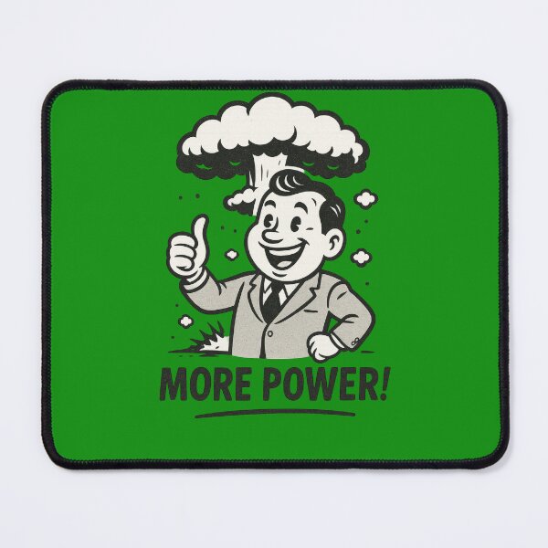 Item preview, Atomic Era Cartoon Blast More Power designed and sold by ArtComixHaven.