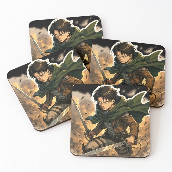 Item preview, Levi Ackerman Attack on Titan | Battle Stance | Greatest warriors in Anime designed and sold by Templatemini.
