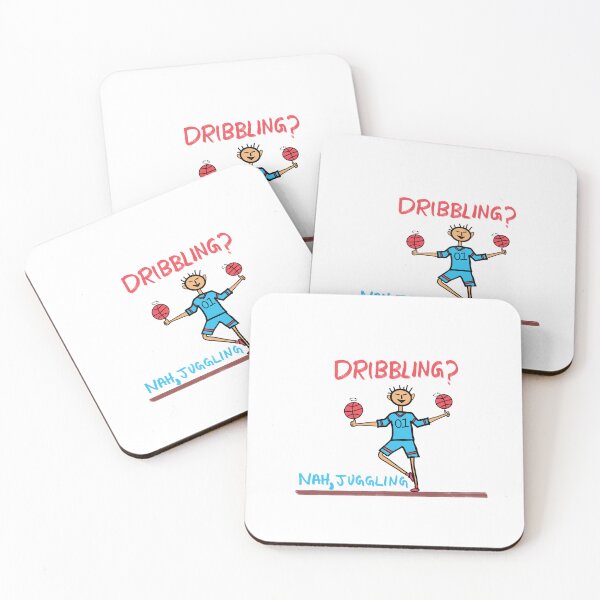 Item preview, “Dribbling? Nah, Juggling – Funny Basketball Quote  designed and sold by Popstudio85.