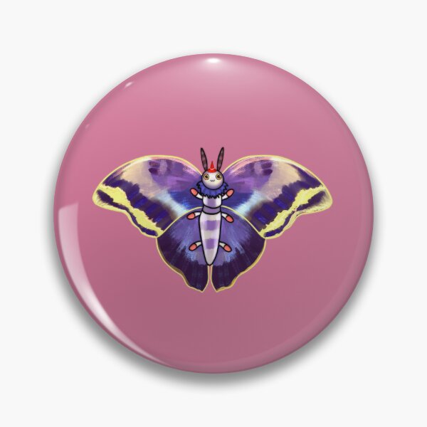 Item preview, Cute Moth with Witch Hat – Halloween Magical Insect Illustration designed and sold by Ladytaleart.