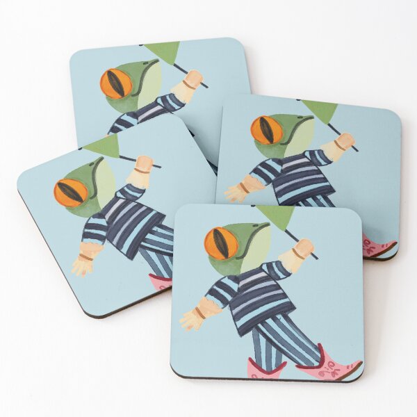 Item preview, Green Flag Frog  designed and sold by Jemma Jamie Skidmore.