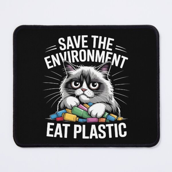 Item preview, Save The Environment Eat Plastic designed and sold by Redgiant87x.