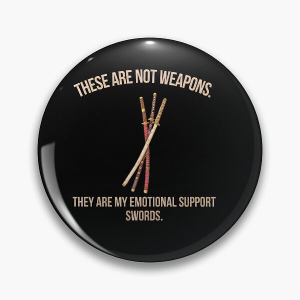 Item preview, Graphic Design: Emotional Support Swords  designed and sold by BBsGifts.