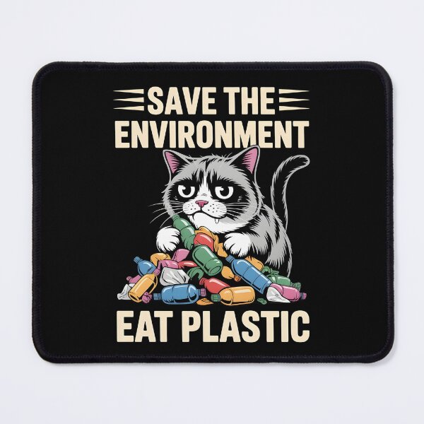 Item preview, Save The Environment Eat Plastic designed and sold by Redgiant87x.