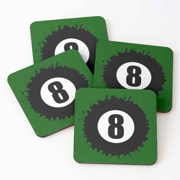 Item preview, Number Eight 8 Ball Abstract Design Logo Pool Billiards  designed and sold by Lartheviking.