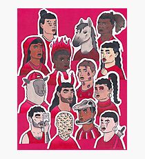 Class Portrait- Red Photographic Print