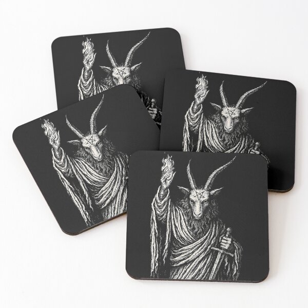 Item preview, Goat Demon with Burning Flame and Pentagram designed and sold by AshenLantern.