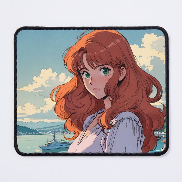 Item preview, Geneva Switzerland Europe  Romance Anime Traveling Girl   Romantic Quote designed and sold by Kawaii-Sky.