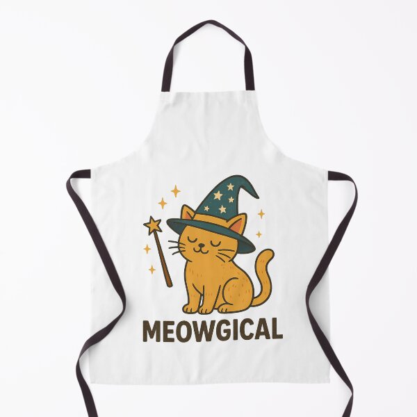 Item preview, Meowgical - Cute Fantasy Cat with Wizard Hat Illustration designed and sold by EmilTheRat890.