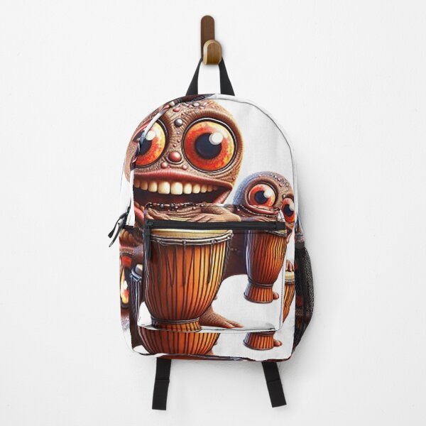Item preview, Funny Strange Conga #05 – Cute Cartoon Music Art designed and sold by MyAceCrafts.