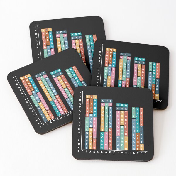 Item preview, Data Is My Love – Colorful Word Search Puzzle Design for Analysts & Data Scientist designed and sold by Yuli Club.