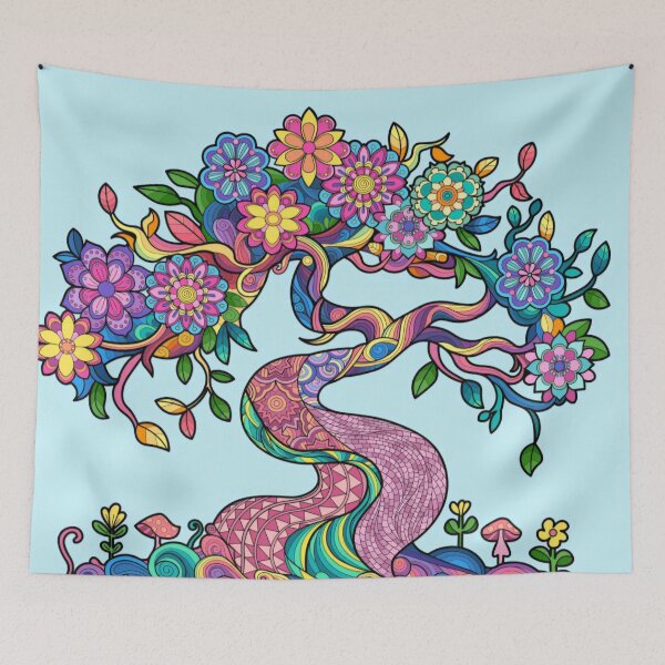 Item preview, Floral Fantasy Tree of Life designed and sold by HSE1.