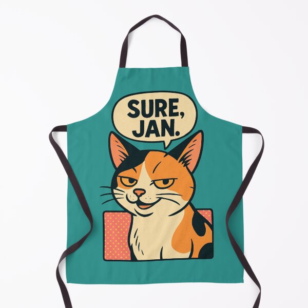 Item preview, Calico Cat Sass – "Sure, Jan." designed and sold by catastrocat.