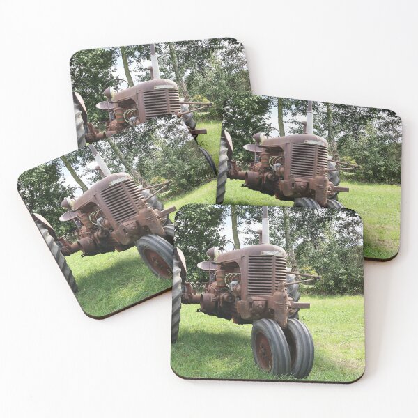 Item preview, Vintage 1942 Case SC Row-Crop Tractor - Rustic Agricultural Machinery designed and sold by Peter Kraaibeek | Generative Designs and Car Art.
