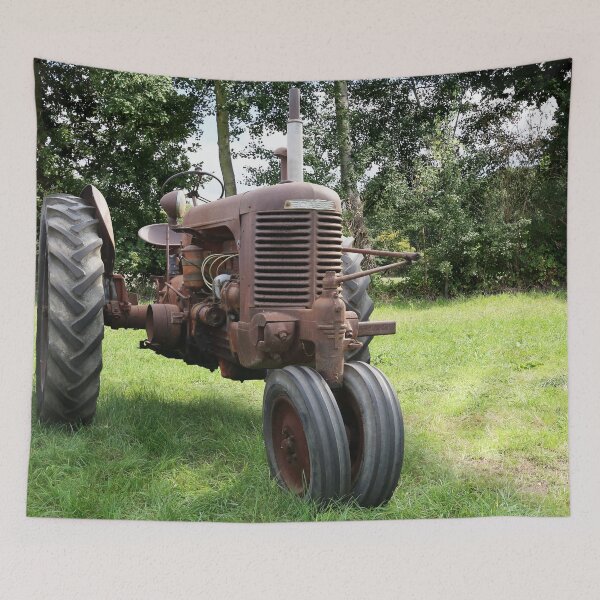 Item preview, Vintage 1942 Case SC Row-Crop Tractor - Rustic Agricultural Machinery designed and sold by Peter Kraaibeek | Generative Designs and Car Art.
