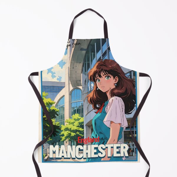 Item preview, City of Manchesar England Europe Romance Anime Traveling Girl Romantic Quote designed and sold by Kawaii-Sky.
