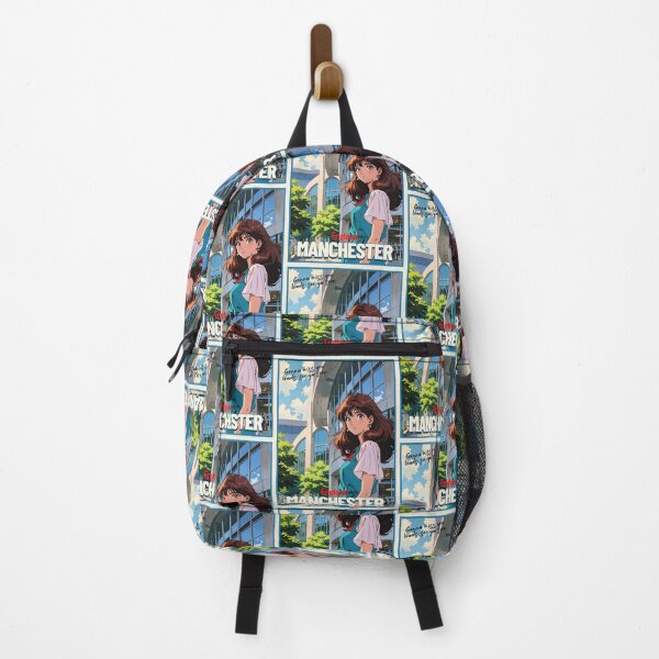Item preview, City of Manchesar England Europe Romance Anime Traveling Girl Romantic Quote designed and sold by Kawaii-Sky.
