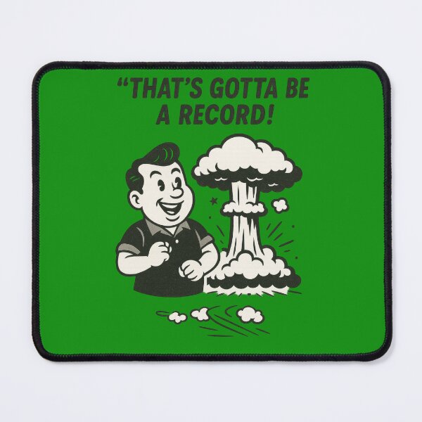 Item preview, That’s Gotta Be A Record Atomic Retro Art designed and sold by ArtComixHaven.
