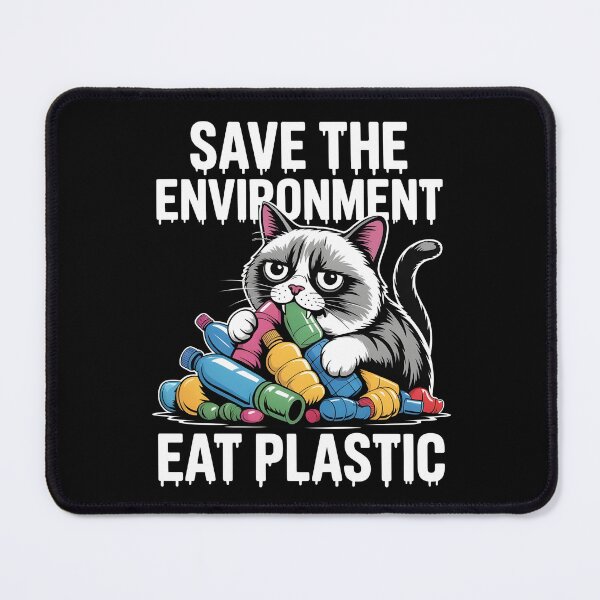 Item preview, Save The Environment Eat Plastic designed and sold by Redgiant87x.