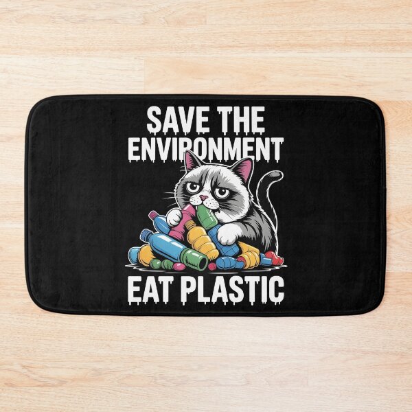 Item preview, Save The Environment Eat Plastic designed and sold by Redgiant87x.