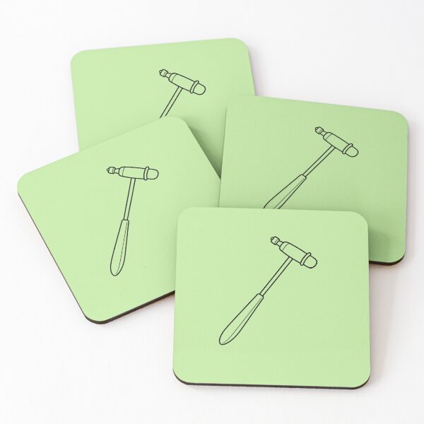Item preview, Minimalist Reflex Hammer Illustration – Neurology Line Art Design designed and sold by CasaMartina.