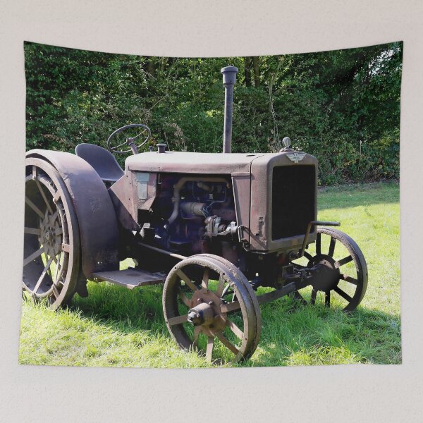 Item preview, Vintage Hanomag R40 German Agricultural Tractorfrom 1943 - Rustic Wartime Machinery designed and sold by Peter Kraaibeek | Generative Designs and Car Art.