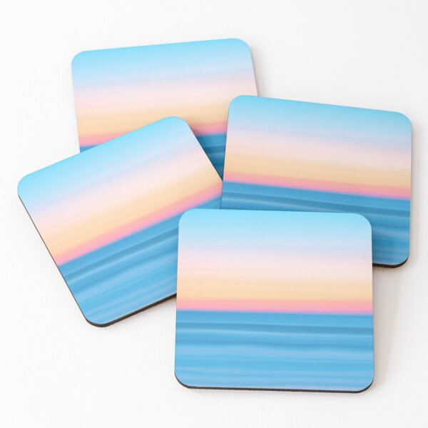 Item preview, Dreamy Ocean Sunset, Pastel Coastal Photography designed and sold by Wild Afterglow.