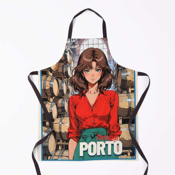 Item preview, Porto Portugal Europe Romance Anime Traveling Girl Romantic Quote designed and sold by Kawaii-Sky.
