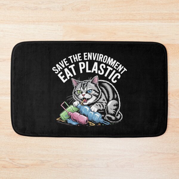 Item preview, Save The Environment Eat Plastic designed and sold by Redgiant87x.