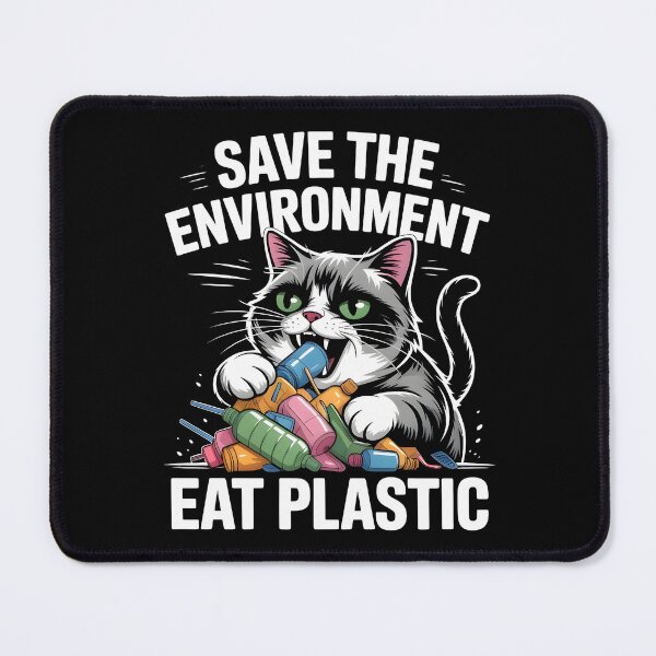 Item preview, Save The Environment Eat Plastic designed and sold by Redgiant87x.