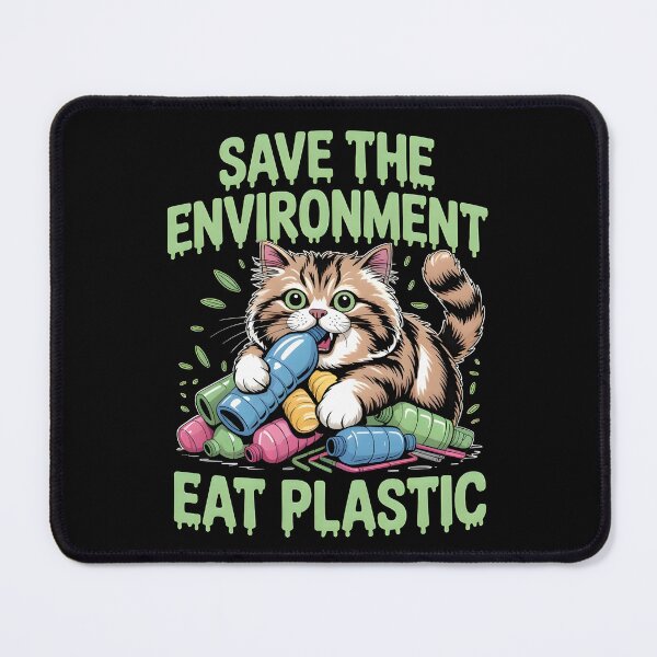 Item preview, Save The Environment Eat Plastic designed and sold by Redgiant87x.