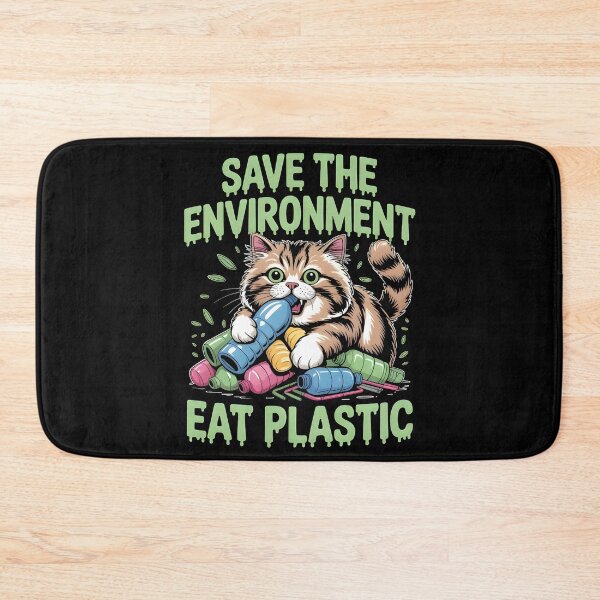 Item preview, Save The Environment Eat Plastic designed and sold by Redgiant87x.