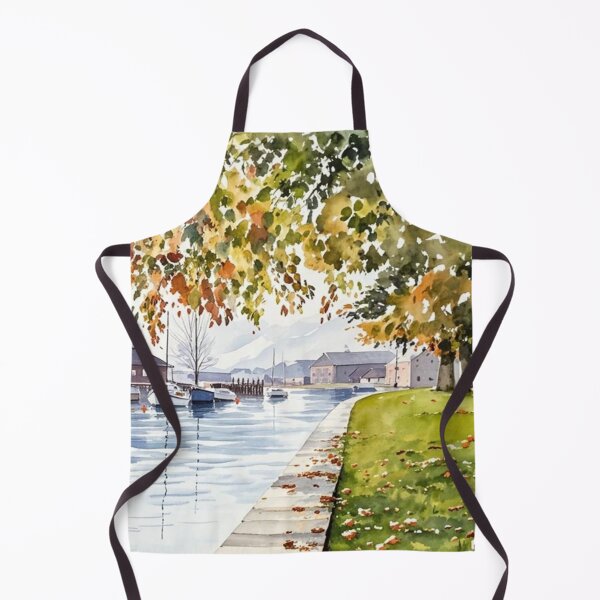 Item preview, Across the Dart from Vire Island(Watercolour + AI) designed and sold by artsmeow.