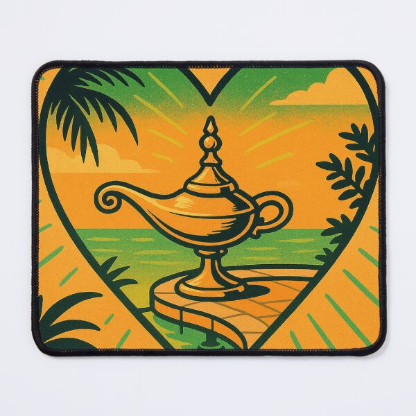 Item preview, Three Wishes – Magic Lamp Design designed and sold by GruenesHerz.art.