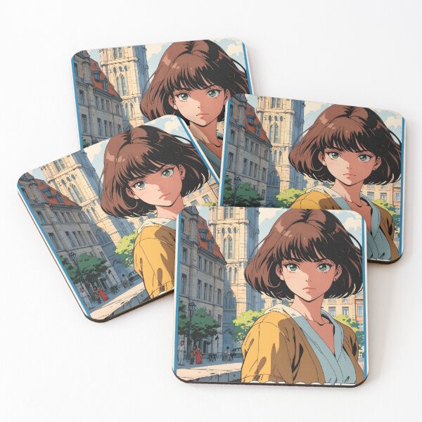 Item preview, Cologne Germany Europe  Romance Anime Traveling Girl   Romantic Quote designed and sold by Kawaii-Sky.