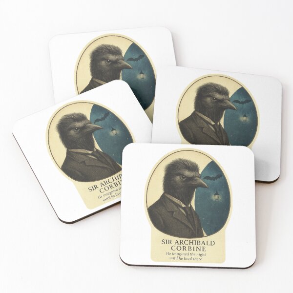 Item preview, Sir Archibald Corbine – Avia Aeterna – The Feathered Spoon River Collection designed and sold by Lavoretty.