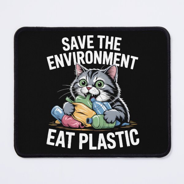 Item preview, Save The Environment Eat Plastic designed and sold by Redgiant87x.