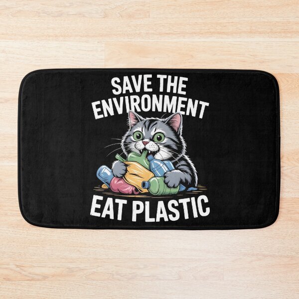 Item preview, Save The Environment Eat Plastic designed and sold by Redgiant87x.