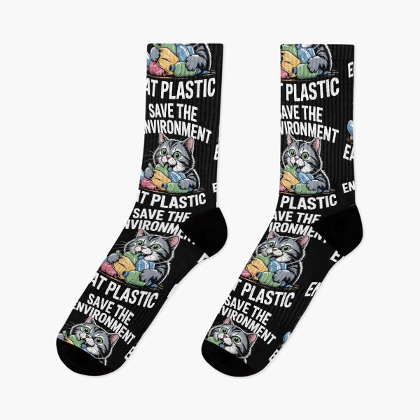 Item preview, Save The Environment Eat Plastic designed and sold by Redgiant87x.