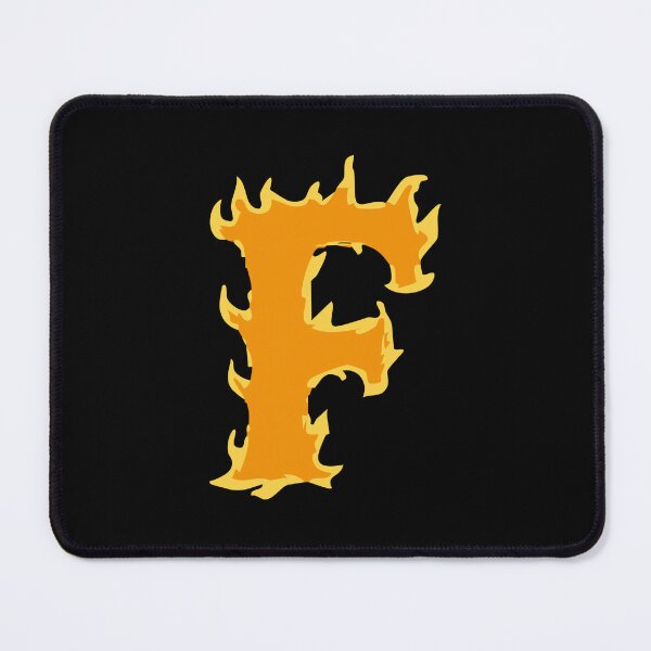 Item preview, Fire Letter F Typography – Flaming Alphabet Art designed and sold by uncoXab.